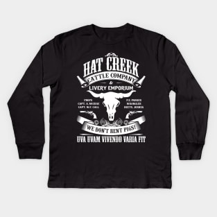 Lonesome dove Hat Creek Kids Long Sleeve T-Shirt